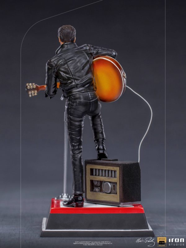 Elvis Presley Estatua 1/10 deluxe art scale Comeback special 23cm - Imagen 2