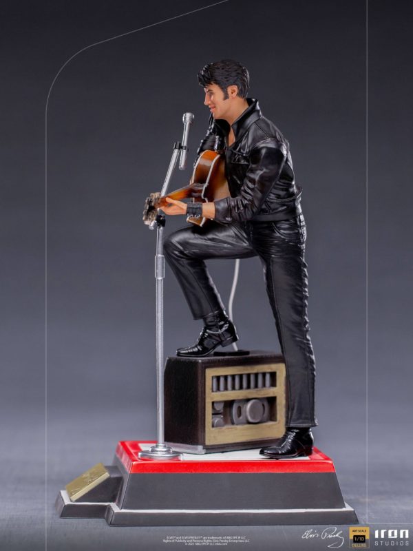 Elvis Presley Estatua 1/10 deluxe art scale Comeback special 23cm - Imagen 3