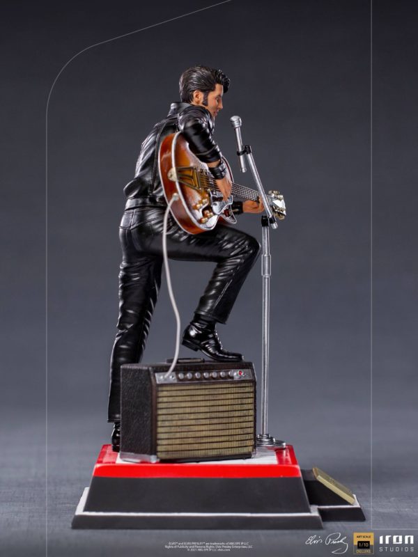 Elvis Presley Estatua 1/10 deluxe art scale Comeback special 23cm - Imagen 4